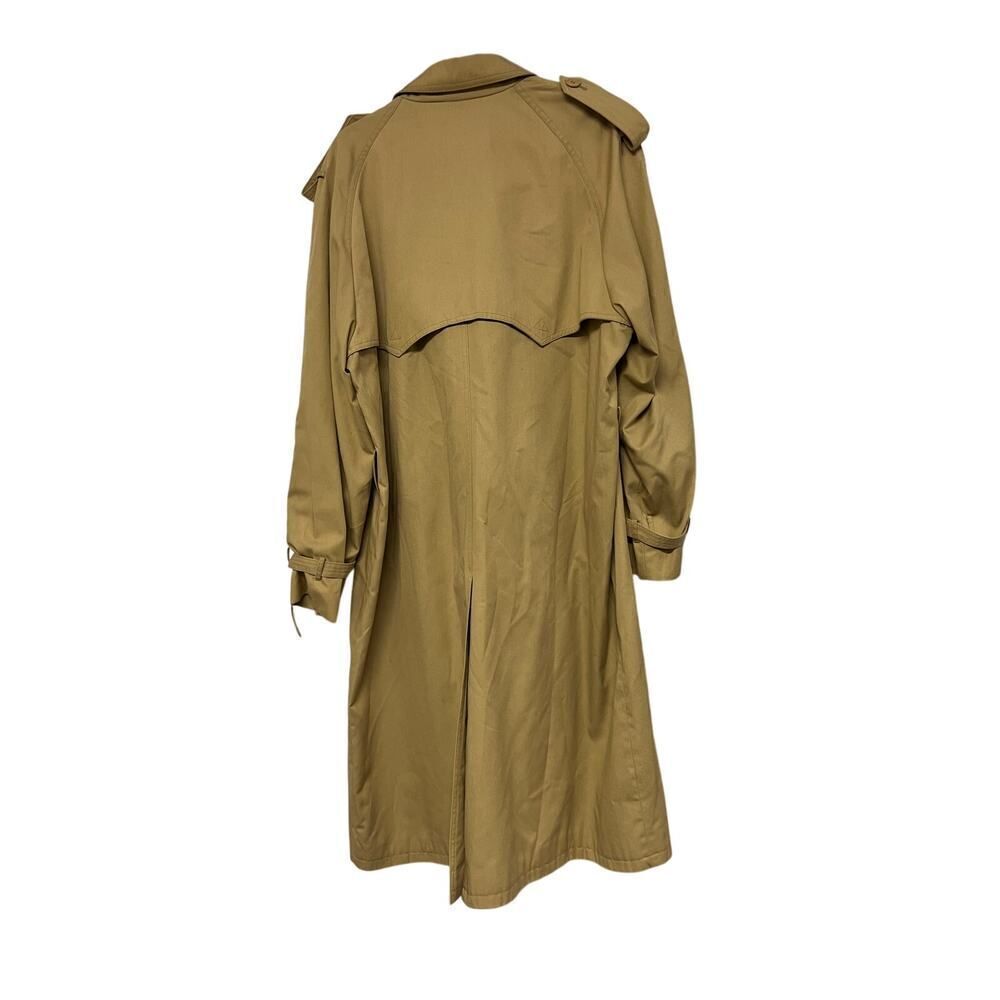 YVES SAINT LAURENT VINTAGE TRENCHCOAT WITH PLAID INTERIOR SIZE 54 EU SIZE L USA - Picture 3 of 15